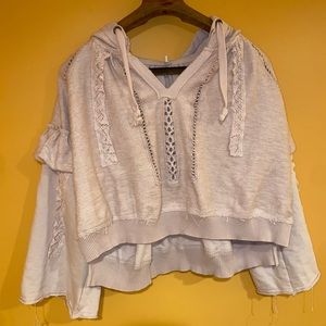 Purple-Pink Free People Movement Knit Hoodie. see last photo for accurate color